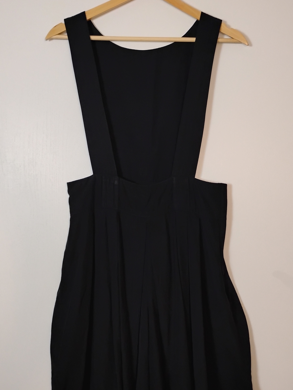 Vintage Black Pinafore Jumper Dress - Classic Women’s Suspender Dress